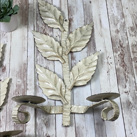 cast iron candleholders Accents Vintage Cast Iron Wall Candle